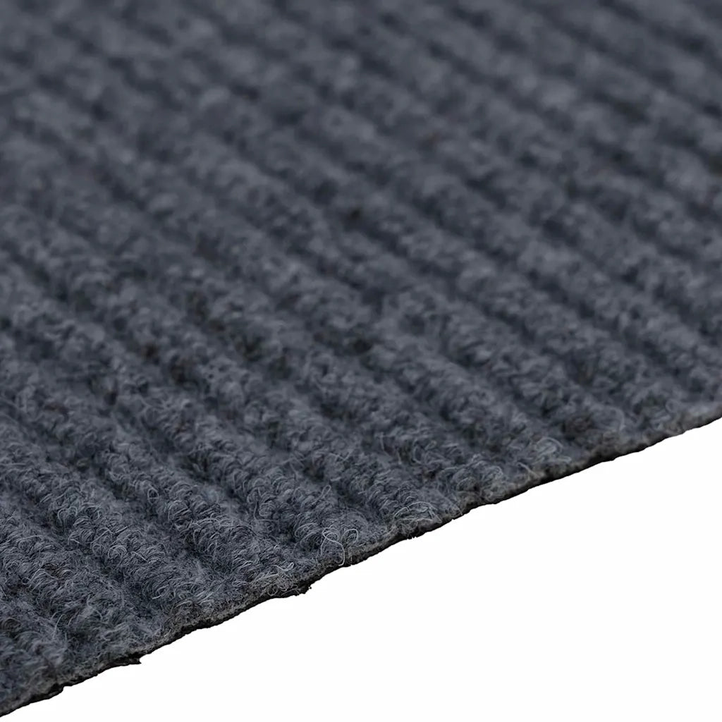Runner in Moquette | Runner Tappeto Grigio 80 x 150 cm Tessuto