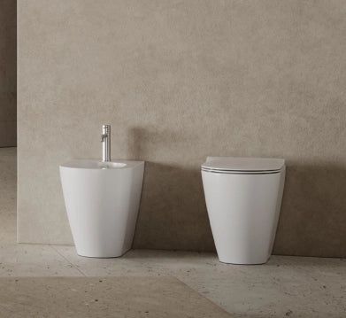 Bidet filomuro - Centrica - Hatria Colori Hatria Sanitari: Bianco Lucido