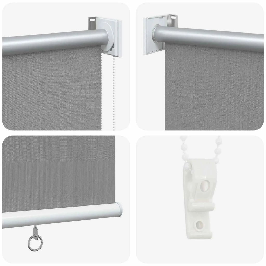 Voletta a rullo | Tenda a rullo con protezione UV Grigio Chiaro 180 x 140 cm