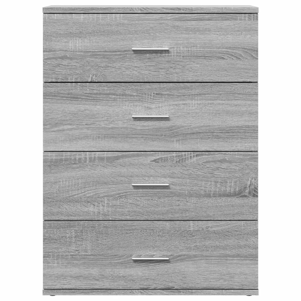 Buffet credenza cassettiera armadio mobile contenitore organizer per cucina soggiorno salotti set di 2 Sonoma 60 x 39 x 80 cm in legno ingegnerizzato grigio 02_0036968