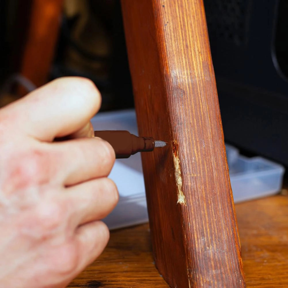 Libèron Pennarello Ritocchi per Legno riparazione Graffi Mobili Noce Scuro