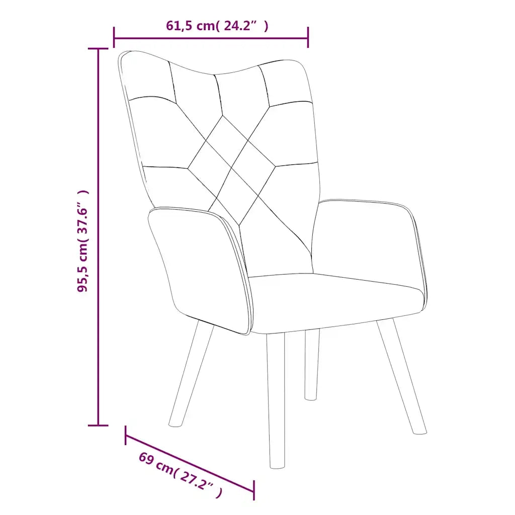 Poltrona Relax con Poggiapiedi in Tessuto Patchwork 328184