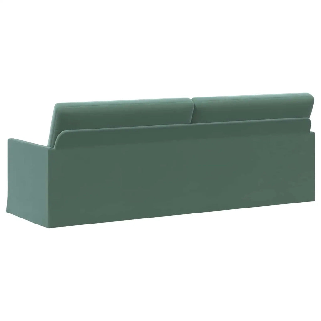 Divano a 3 posti Verde Mare 220 x 81 x 82 cm Velluto (V) 42041164
