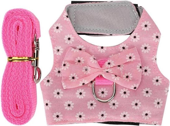 Cinturone di Camminata per Coniglio Allettante Plus - Vestito per Animalini di Piccola Taglia – Cintura Adattabile per Escursioni all'Aperto – Progettazione Respirante – Taglia S