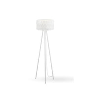 Piantana Moderna Amanda Polilux ® Bianco E Metallo 1 Luce E27