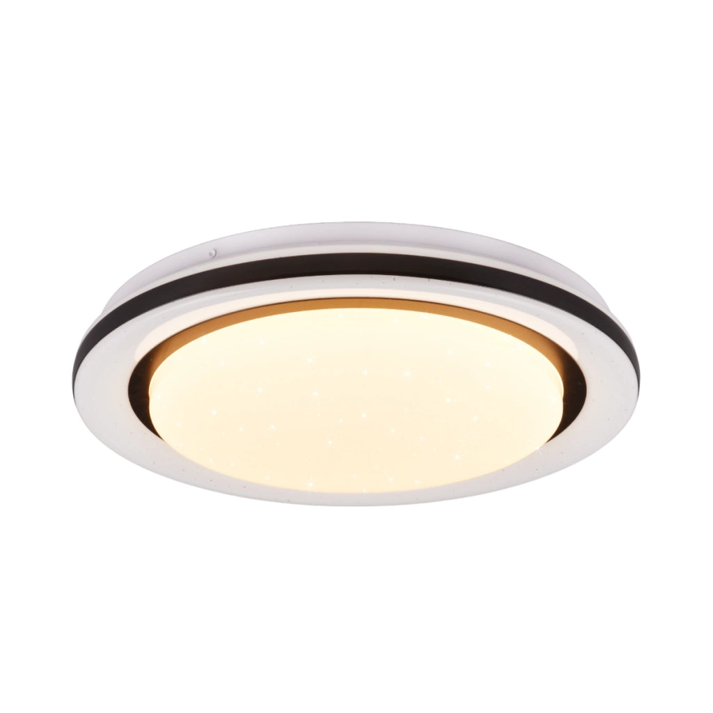 Plafoniera LED RL Cartida 38 cm 17W effetto stellare