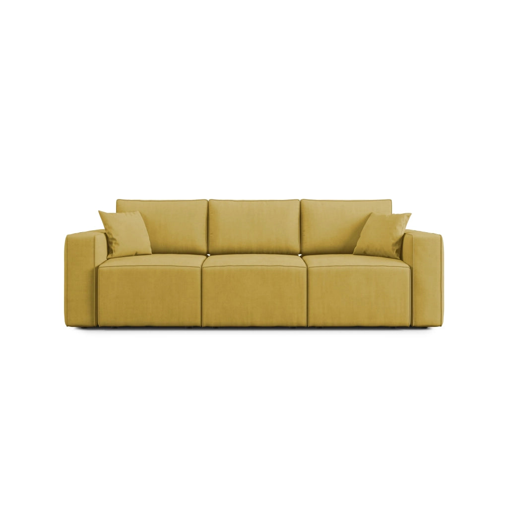 Morfeo Divano 3 sedute tessuto impermeabile 245 cm giallo