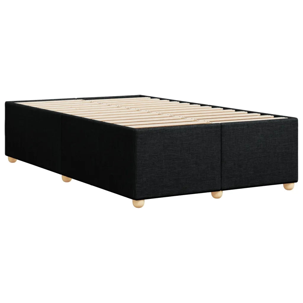 Giroletto senza Materasso-Struttura Letto Nero 120x200 cm Tessuto 347447