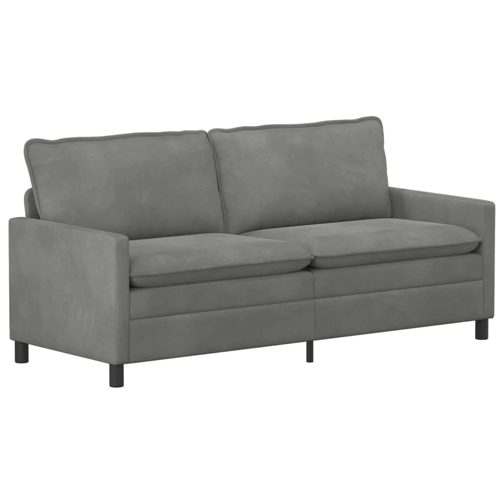 Set di divani 2 pcs Grigio Scuro Velluto 3417128