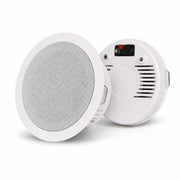 COPPIA ALTOPARLANTI SOFFITTO 15W CASSA INCASSO BLUETOOTH SPEAKER BIANCO MONO