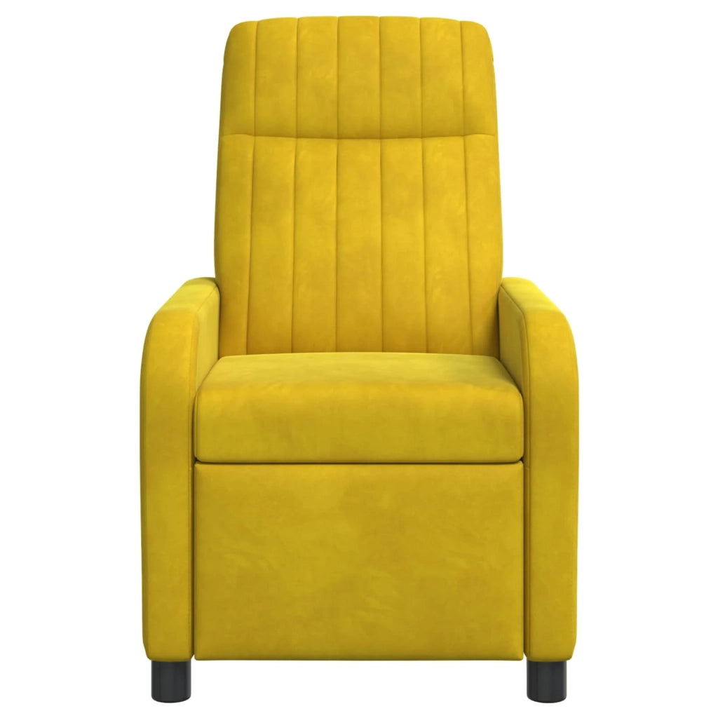 Poltrona Massaggiante Giallo Velluto (V) 42035126
