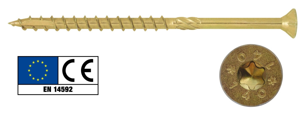 VITI PORTANTI PER LEGNO TSP-TORX MM. 8X180- FRIULSIDER- 50,0 pz
