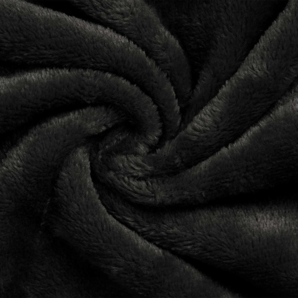 Felpa coperta Nero M Pile e Flanella CFW5065366