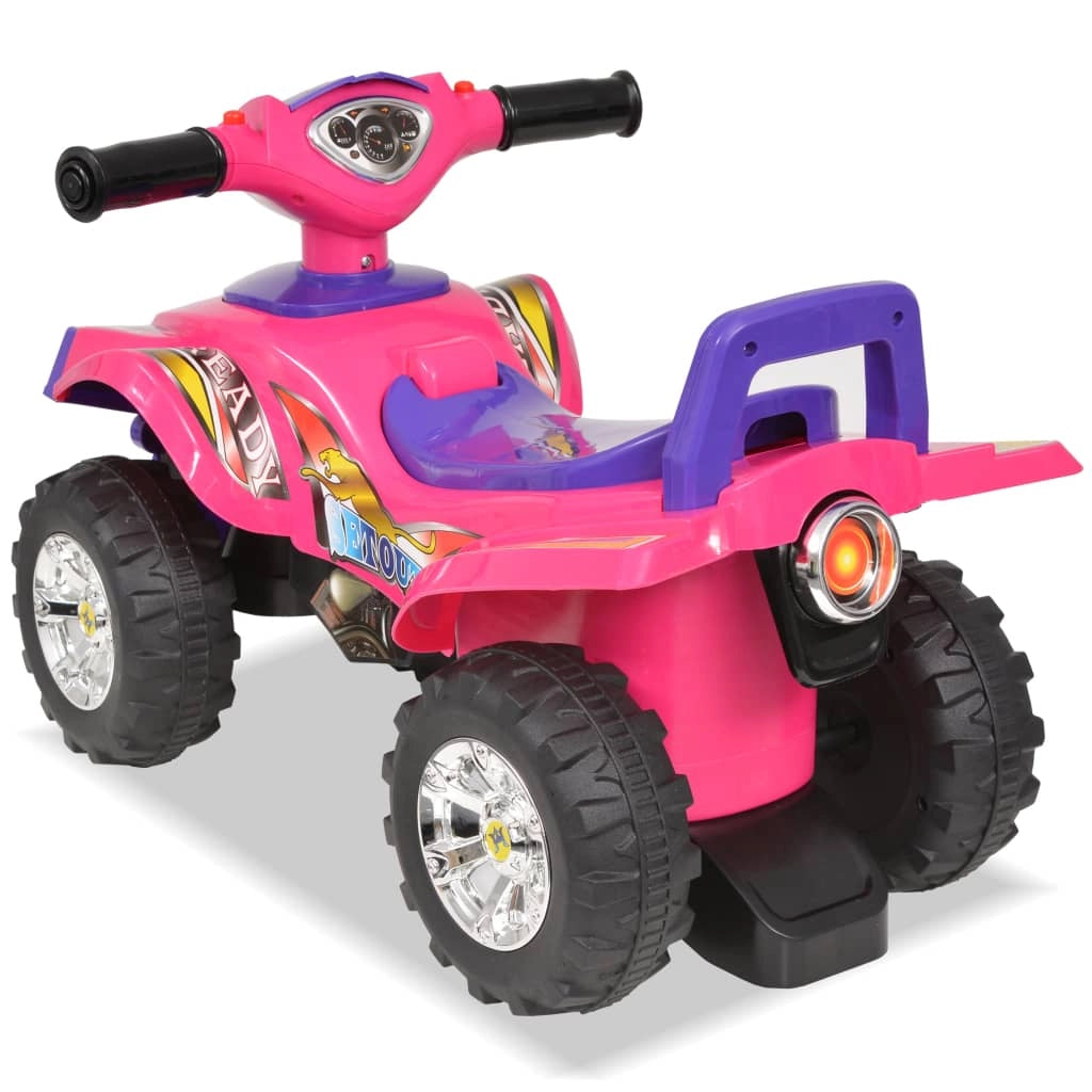 Quad per bambini con suoni e luci rosa e viola 02_0005224
