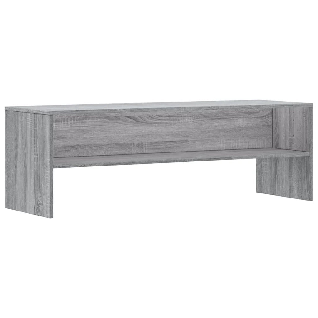 Mobile TV multimediale mensola TV credenza TV sala da pranzo soggiorno camera da letto Sonoma 120 x 40 x 40 cm legno ingegnerizzato grigio 02_0028379