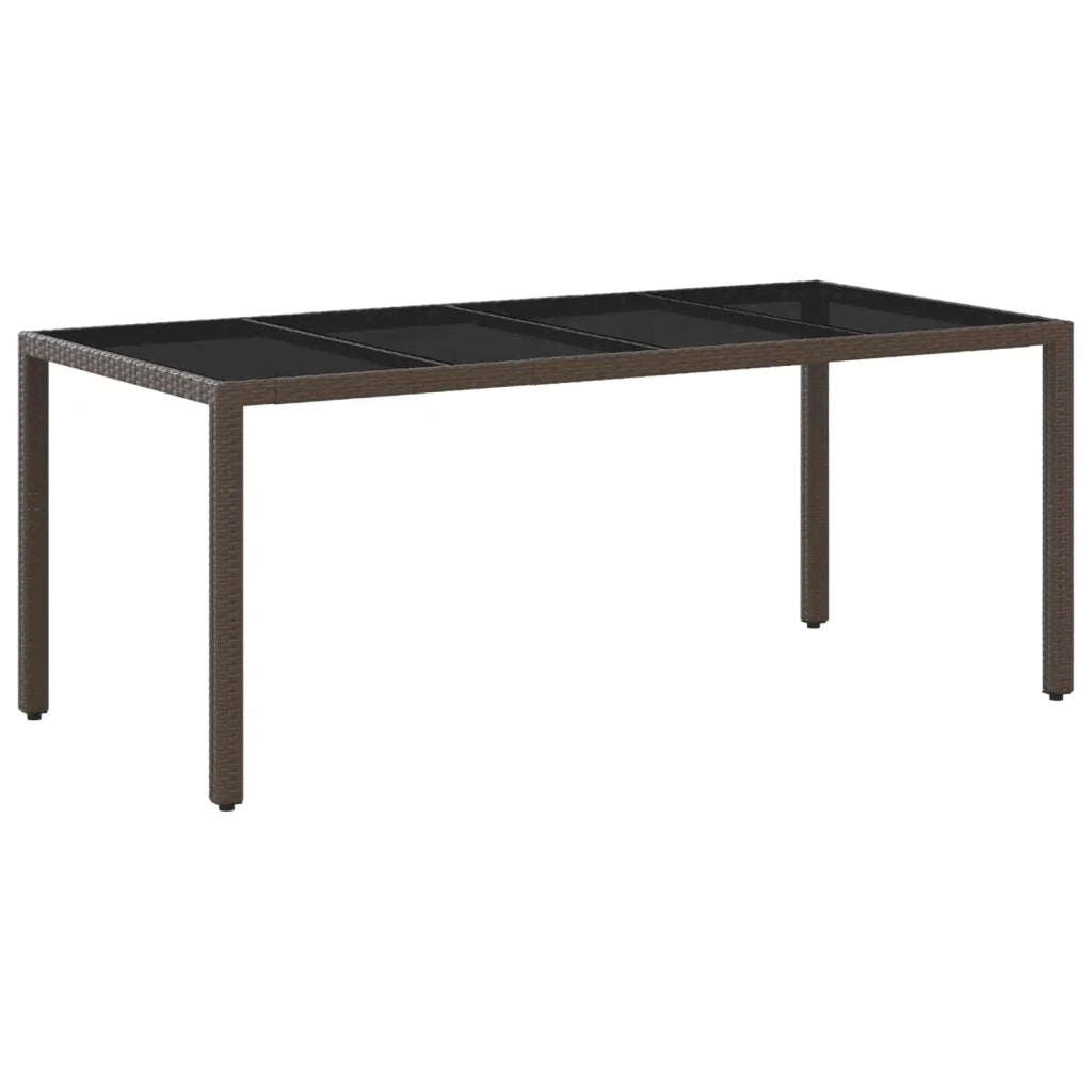 Set da pranzo per esterni 9 pz polyrattan 3422321
