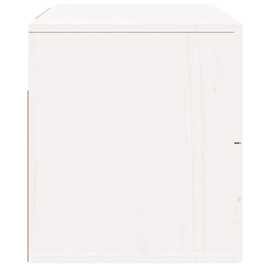 Comodino a Muro Bianco 50x36x40 cm 820978