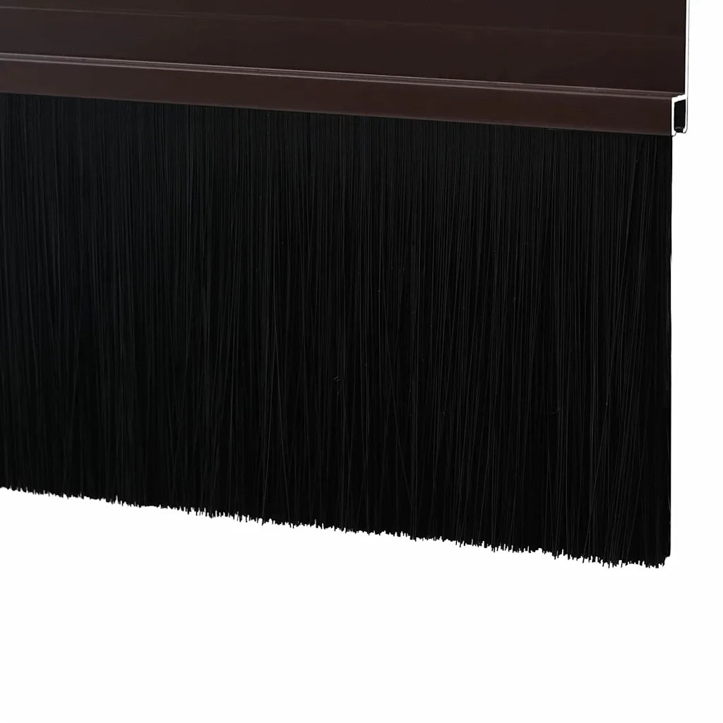Spazzole per porte autoadesive 12 pz Marrone 100 cm CFW2134826