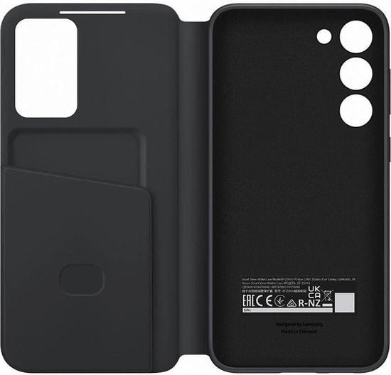 Etui per S23+ con sostenitore auto nero