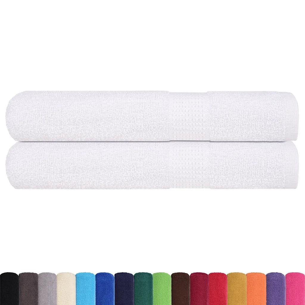 Asciugamani FROGN 2 pz | Teli per bagno Bianco 100x200 cm 360 g/m2