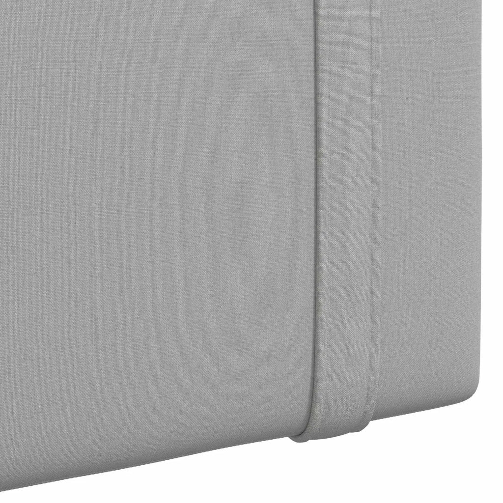 Testiera sospesa Con luce LED Grigio Nuvola Tessuto 3423846