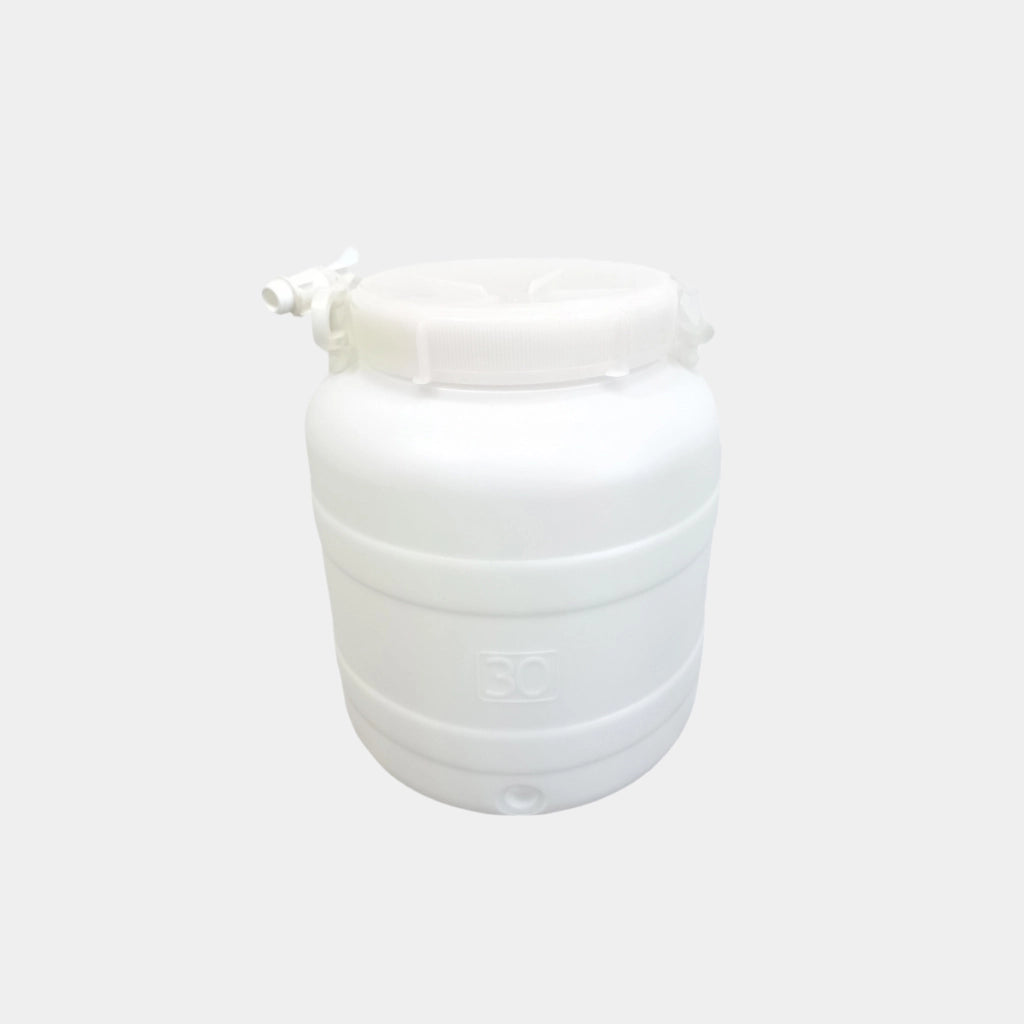 FUSTO HDPE BOCCA LARGA 50 L PREDISP RUBINETTO- ECOPLAST- 2,0 pz