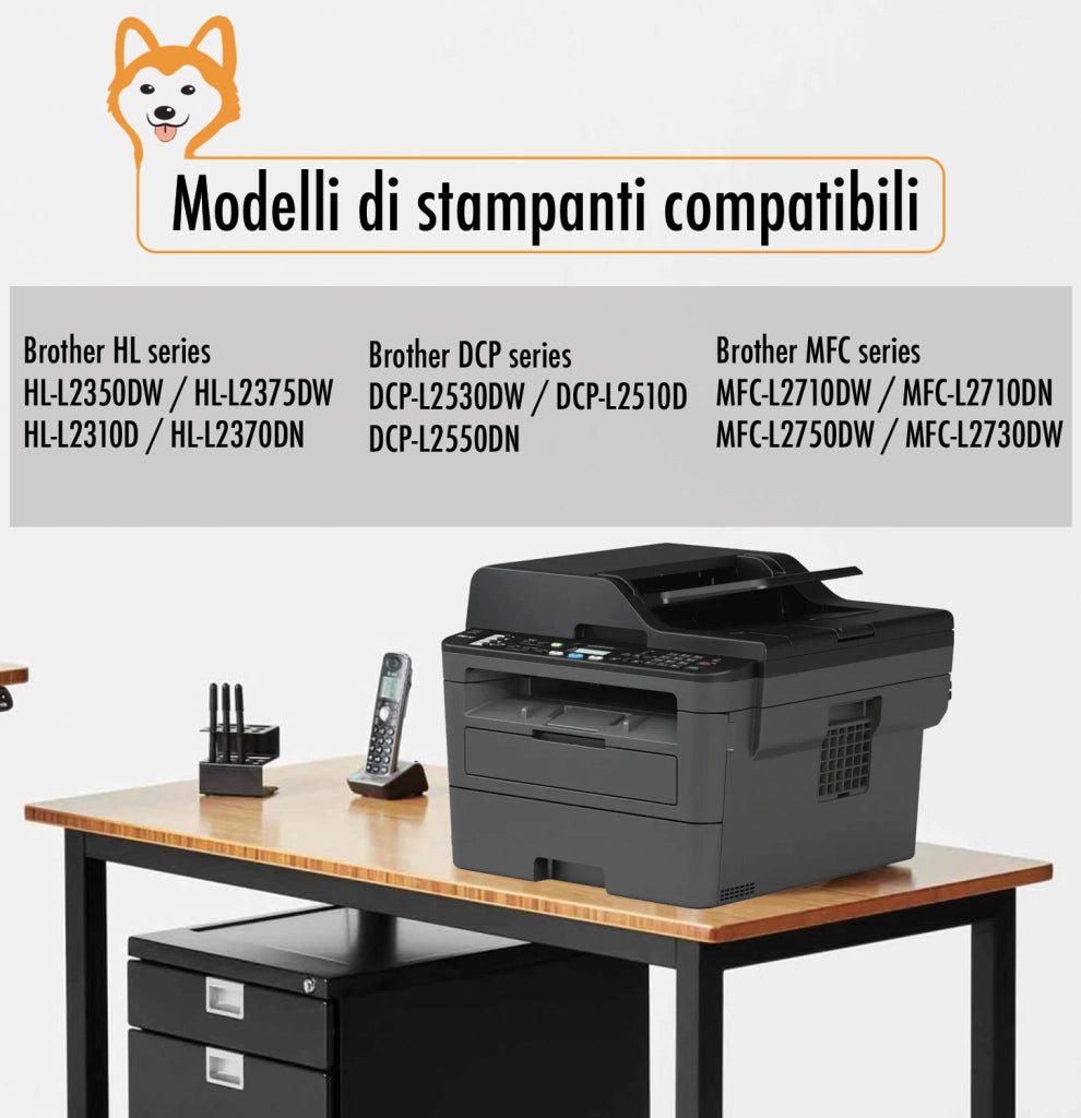 Toner Brother TN2420 Compatibile AkitaINK 3000 Stampe