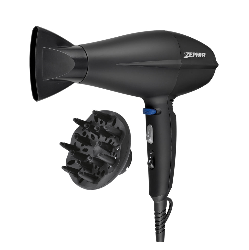 ASCIUGACAPELLI PROFESSIONALE ZEPHIR - 2200W