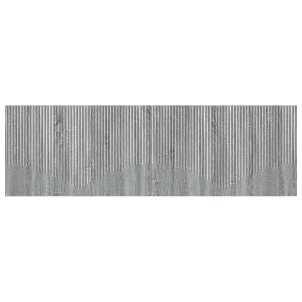 Testiera da Muro HOORN Sonoma grigio Legno ingegnerizzato 897391