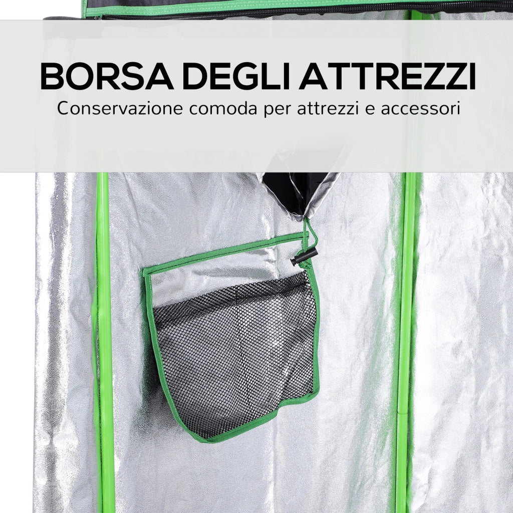 Serra Idroponica ¨C Minimal ¨C Nero 120x60x150cm
