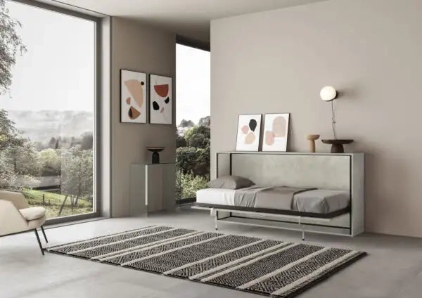 Letto singolo a scomparsa Kando cashmere