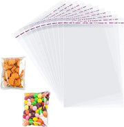 Confezioni cellofanate trasparenti 100 pezzi 10 x 18 cm per dolci regali.