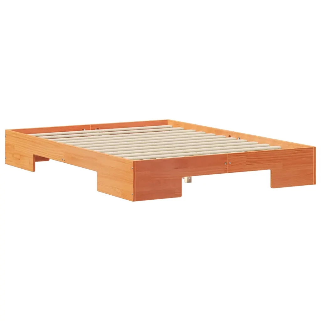 Letto matrimoniale | Letto per adulti | Struttura del letto Marrone 120 x 200 cm