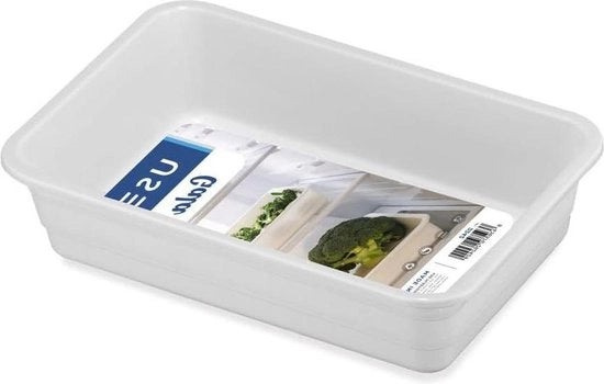 Bacino da bagno 21L - bianco - 26x19cm - altezza 6cm