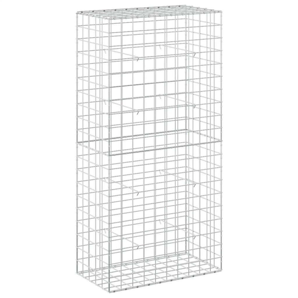 Gabione con Filo da 5 mm e Rete da 10x10 cm 50x100x200 cm 3465355