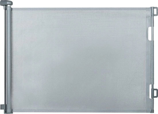Porta di sicurezza, estensibile, 0-140 cm, porta di sicurezza per bambini e animali domestici, cancello per bambini, griglia per scale, porte, corridoi, grigio