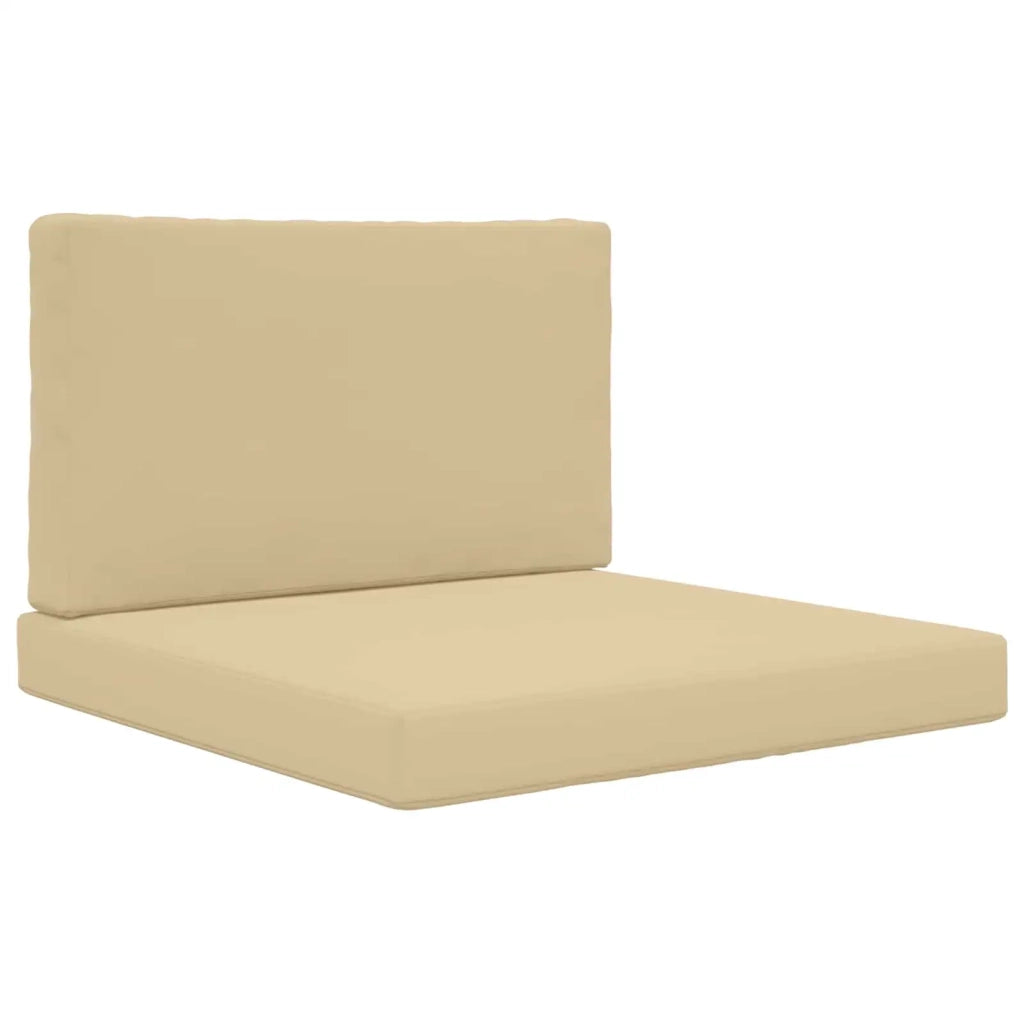 Cuscino per divano da esterno 2 pcs Beige Poliestere 900832