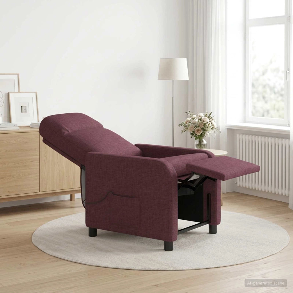 Poltrona Massaggiante Viola Tessuto 42034950