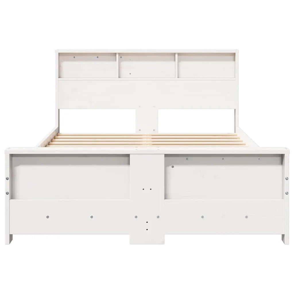 Struttura del letto Bianco 140 x 190 cm Legno multistrato