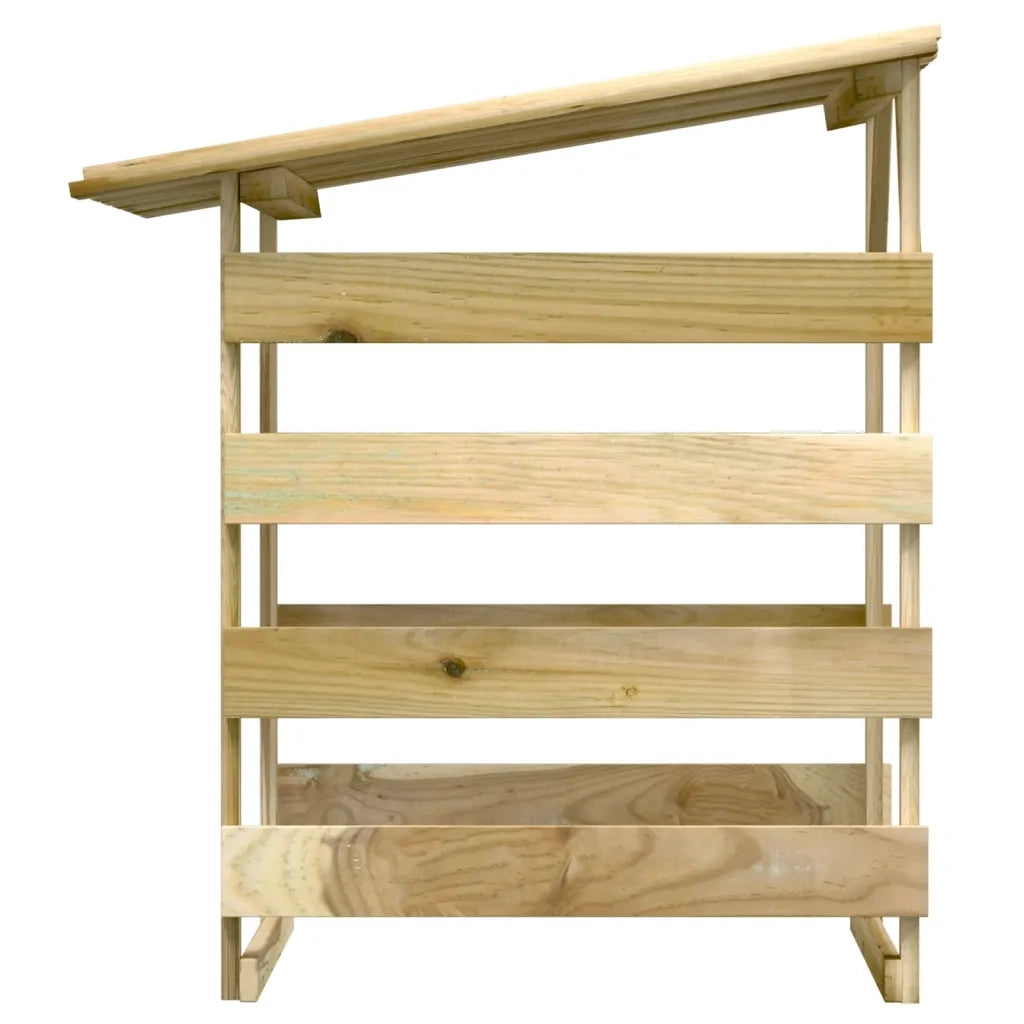 Pergole con Tetto 3 pz 100x90x100 cm Legno di Pino Impregnato 3096645