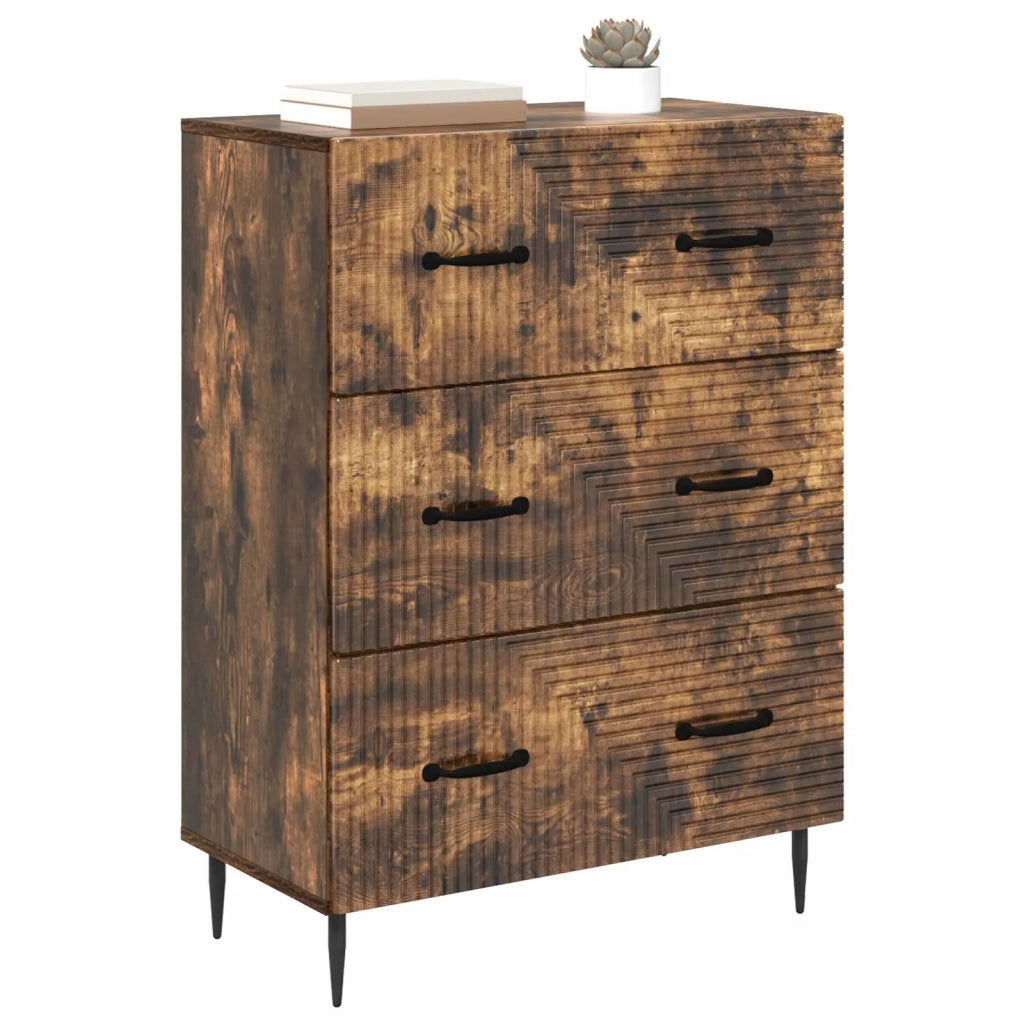 Mobile con Cassetti Rovere Fumo 66 x 34,5 x 89,5 cm 894840