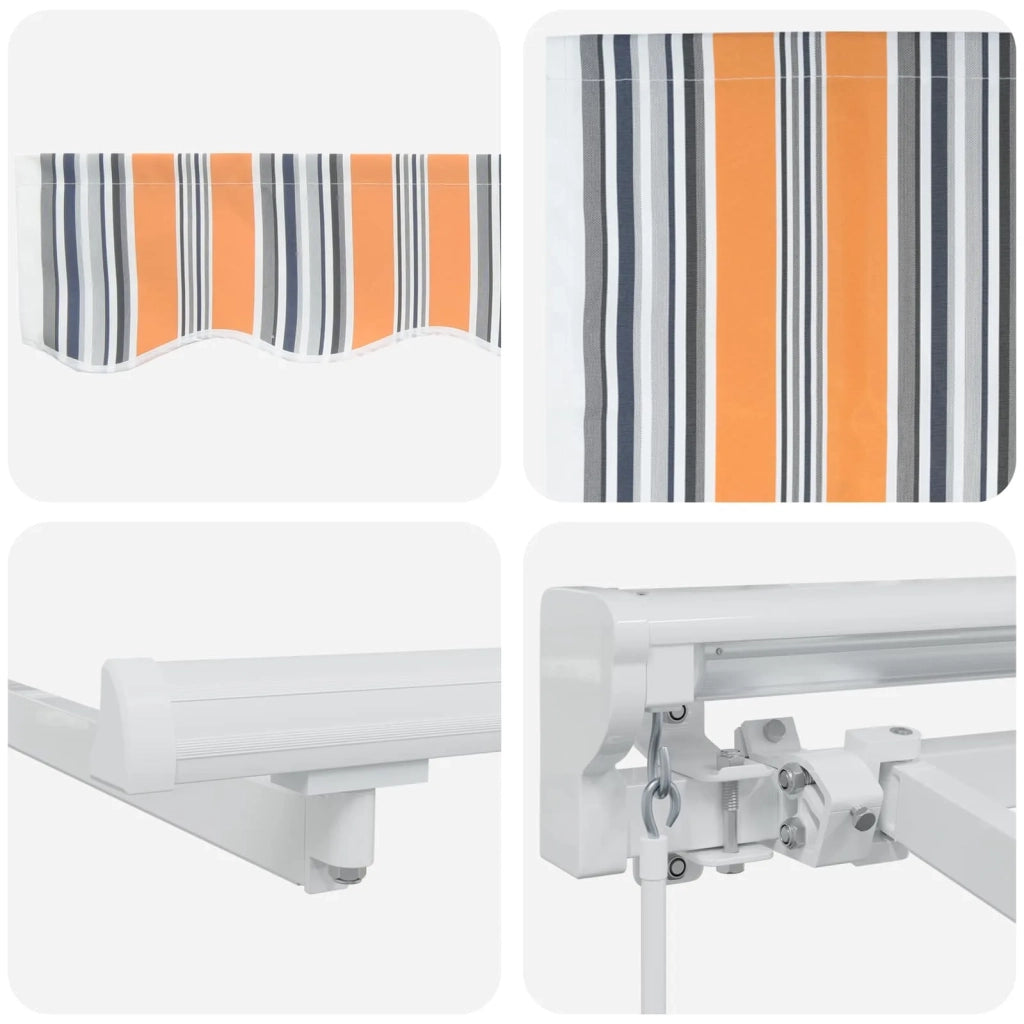 Cornice per Tenda Manuale con LED 5 x 3 m 3420696