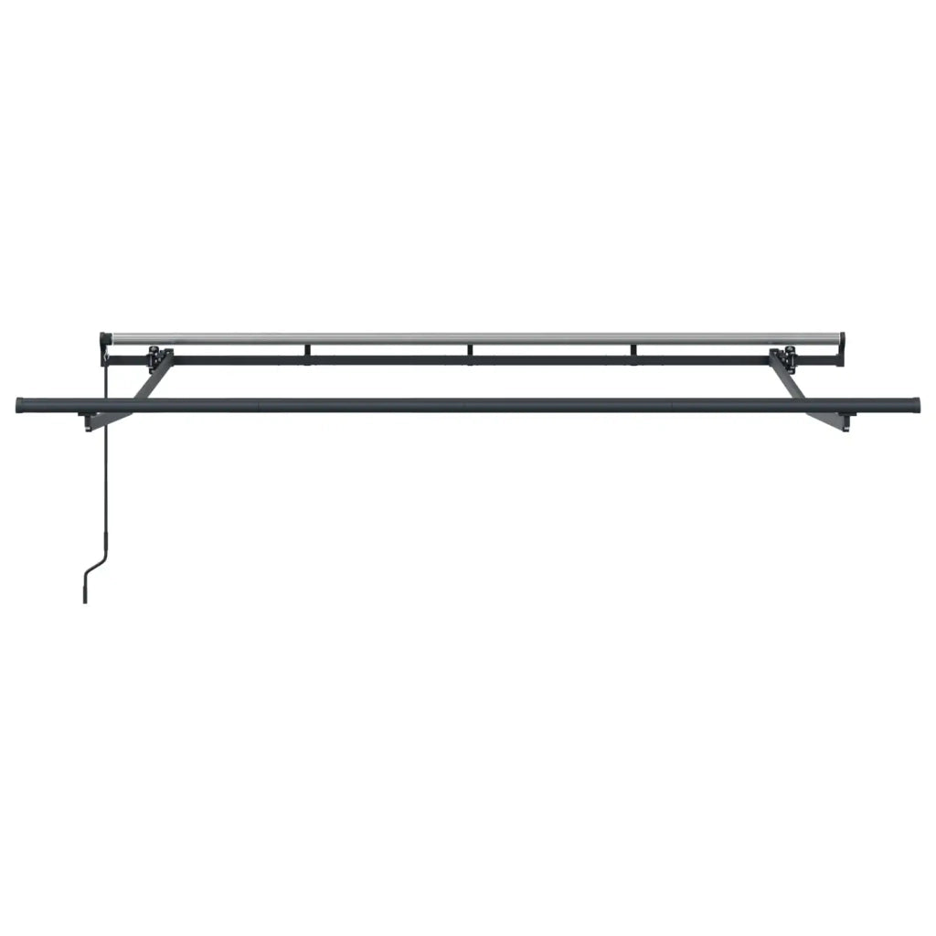 Tenda retrattile-Tenda parasole per balcone Marrone 350 x 200 cm Tessuto 804298