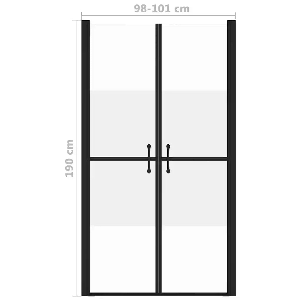 Porta per Doccia in ESG Semi Satinato (98-101)x190 cm CFW9222045