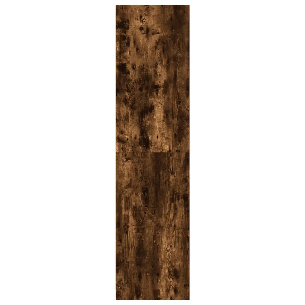 Armadio Rovere Fumo 80x50x200 cm in Legno Multistrato