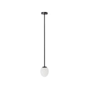 Lampada a sospensione Nowodvorski Ice Egg nera Ø13 cm