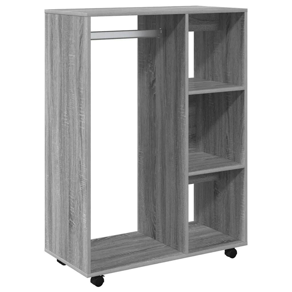 Armadio Grigio Sonoma 80x40x110 cm in Legno Multistrato 815979