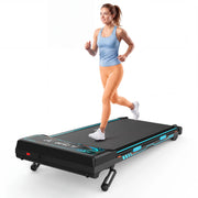 Tapis Roulant da Passeggio per Casa e Ufficio, Pieghevole con Inclinazione Automatica 15%, Motore Silenzioso, Portata 150 kg, Telecomando