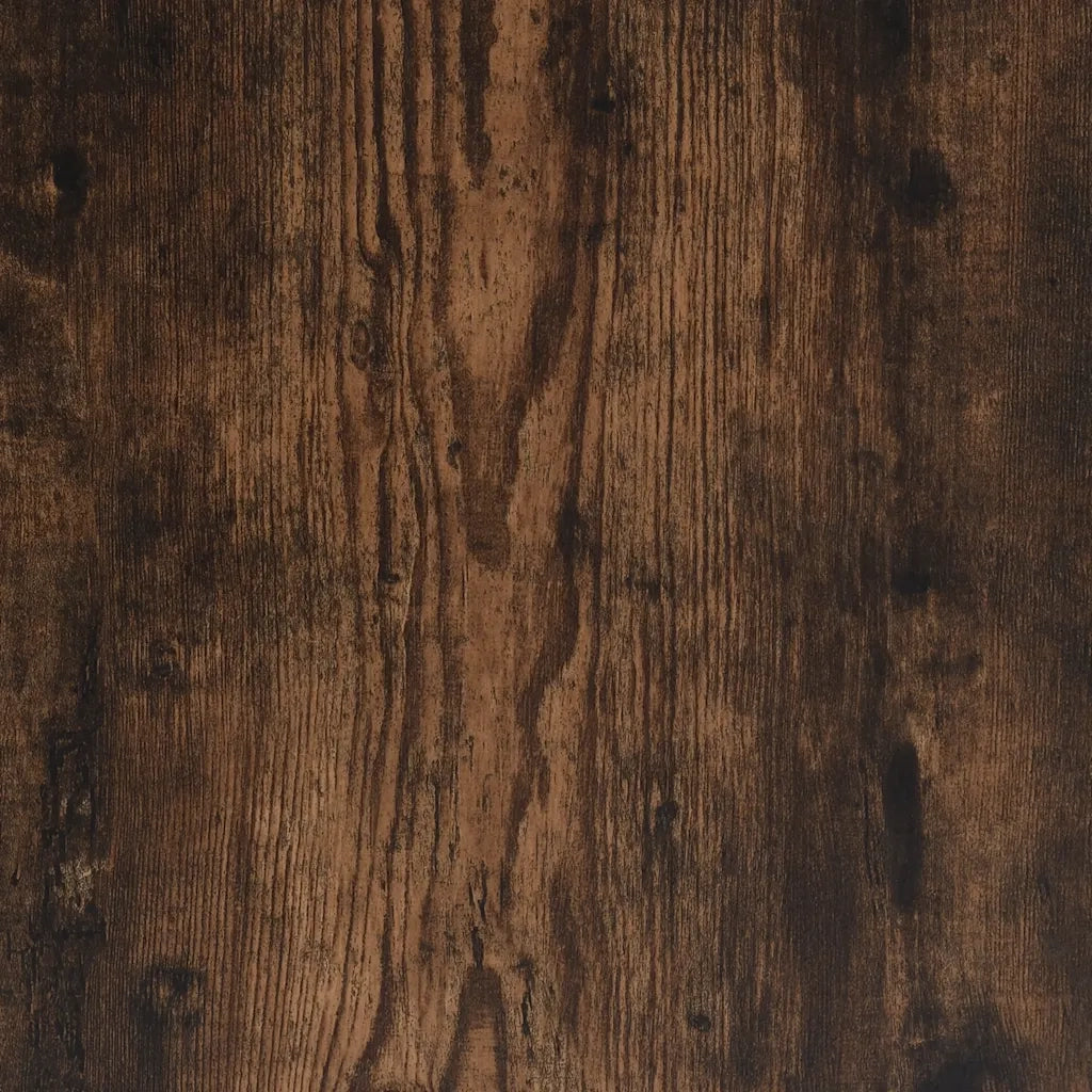 Scrivania | Tavolo da Ufficio Angolare Rovere Fumo 200x50x76cm in Legno Multistrato