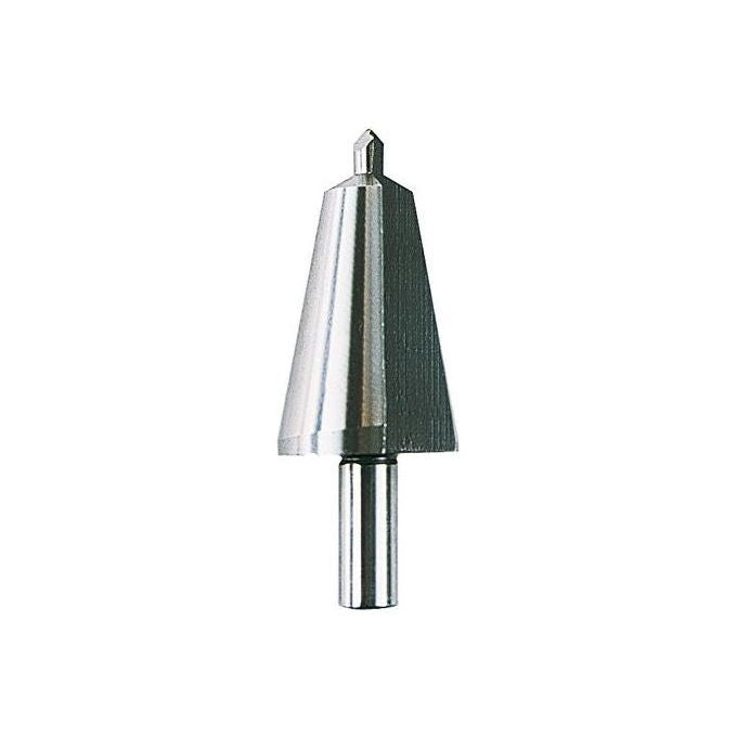 Krino MM 16 ÷ 30 - GAMBO Ø 10 Fresa Conica HSS-G per Lamiere e Tubi Diametro Minimo 16 mm Massimo 30,5 mm Gambo 10 mm colore Acciaio